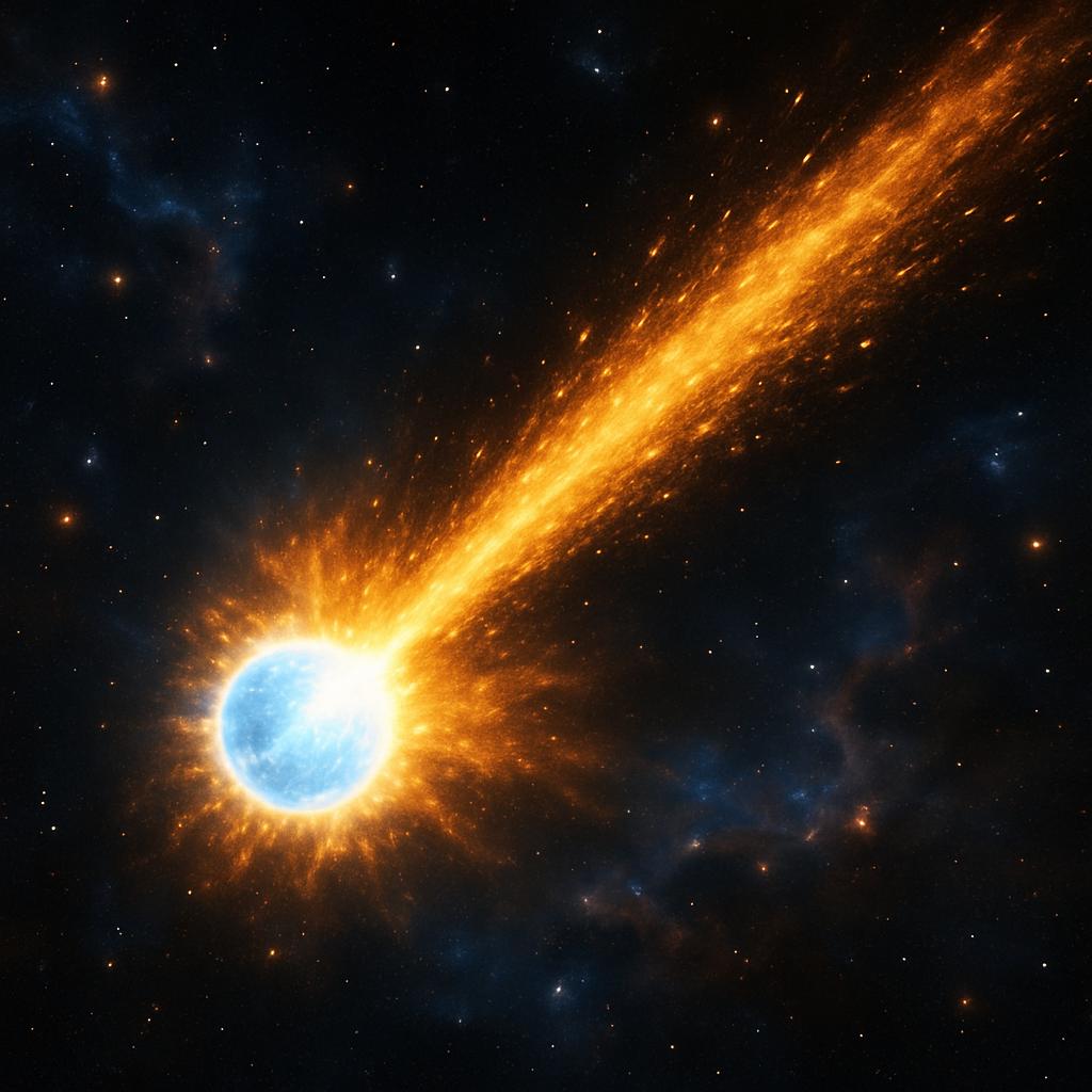 Descubren el origen explosivo del oro en estrellas únicas