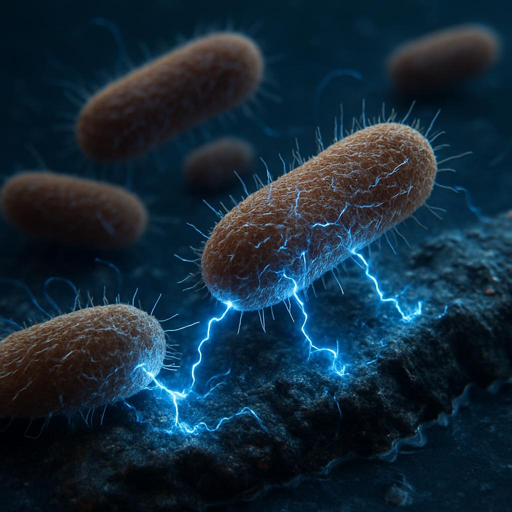¡Una bacteria que respira electricidad en vez de oxígeno!