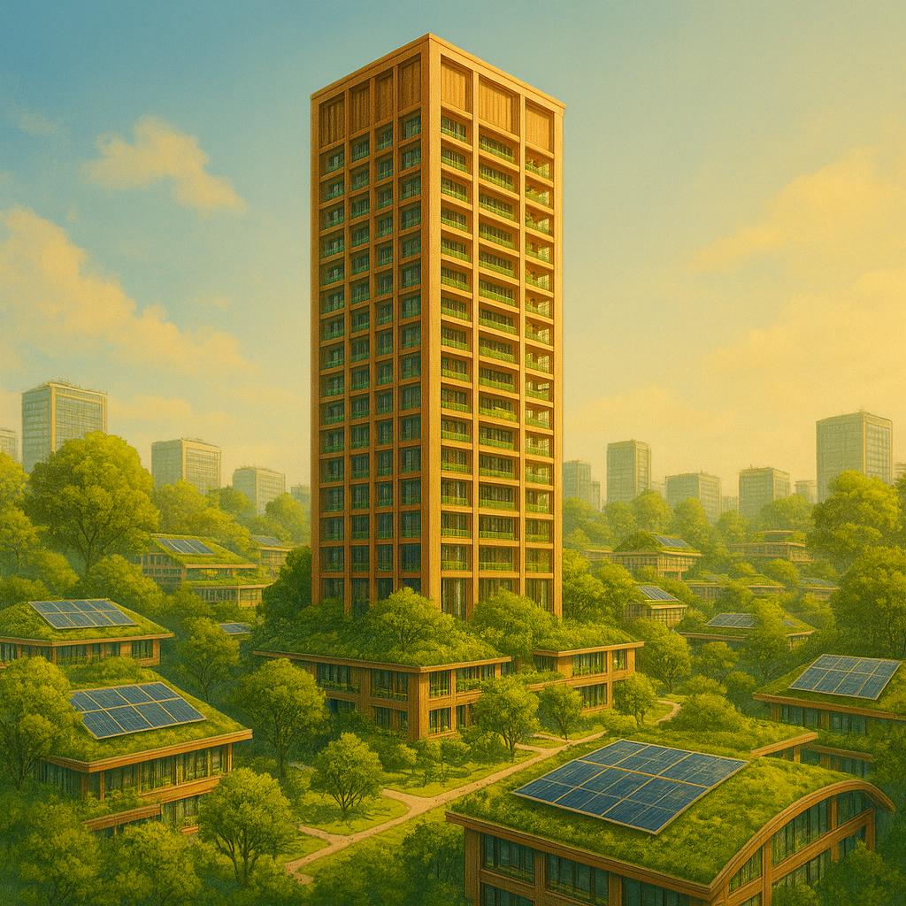 Rascacielos de madera como gigantes sostenibles del futuro
